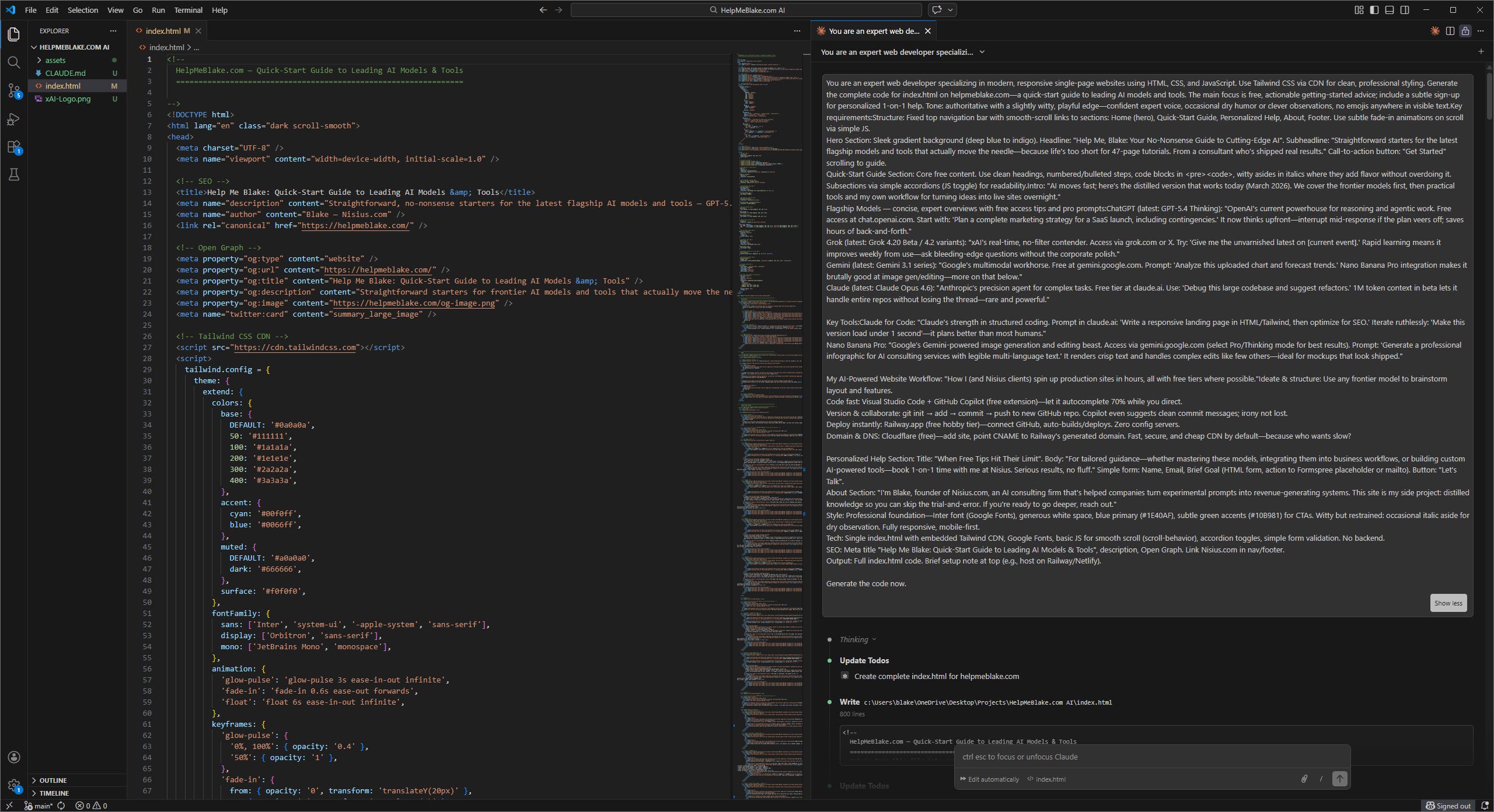 Claude Code iteration in VS Code terminal
